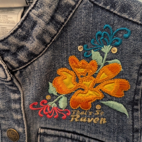 Vintage That's so Raven Disney Denim Jacket Girls 7/8 Y2K - Picture 13 of 16